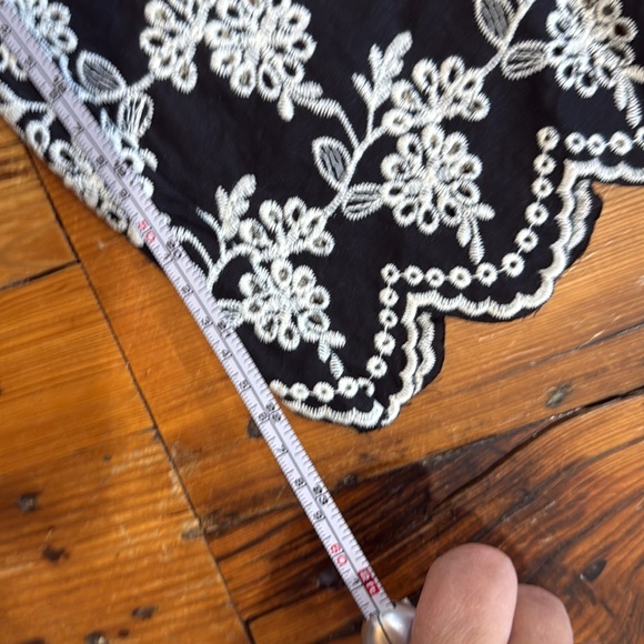 Solitaire wide leg black trousers pants size medium NWOT - Picture 8 of 10